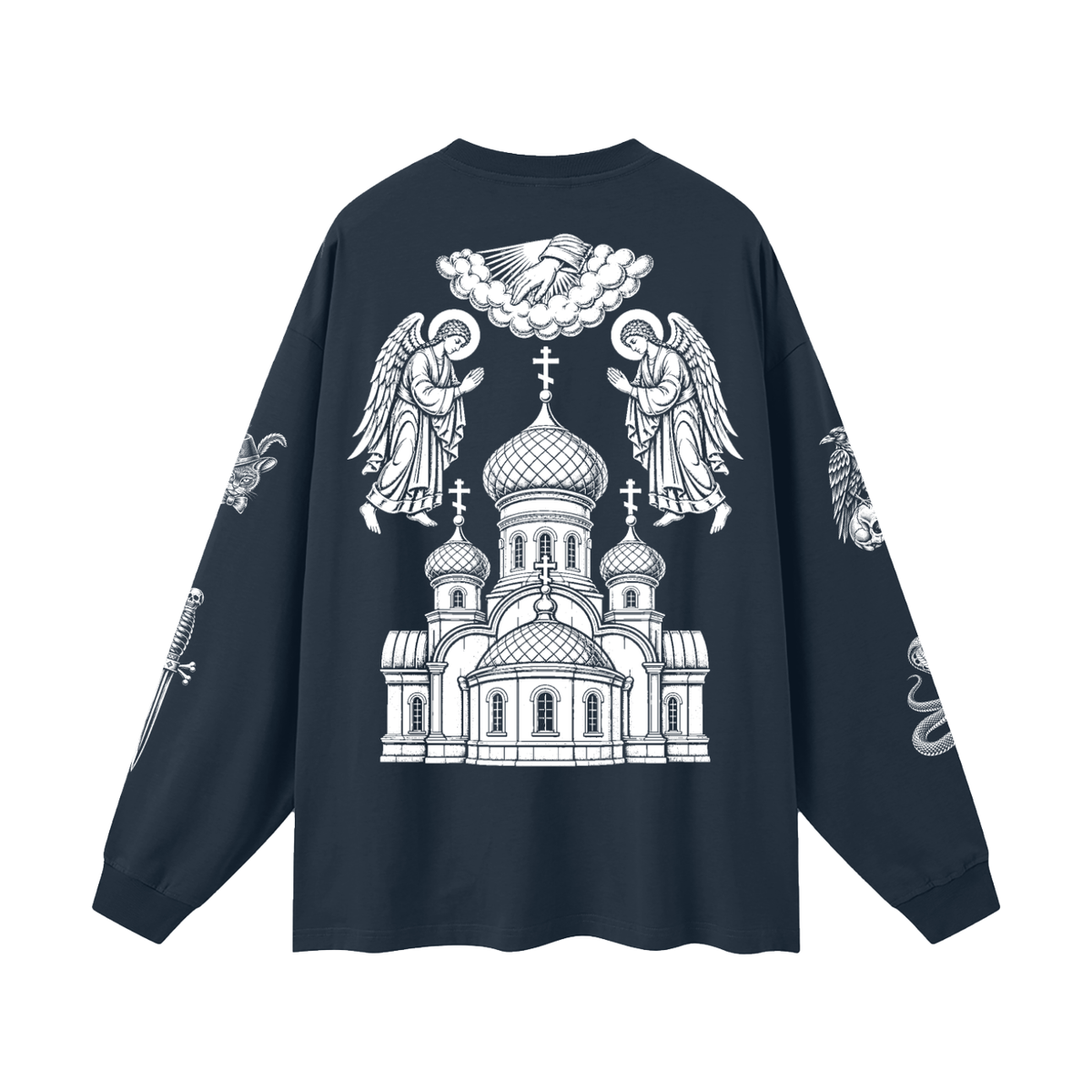 CAVIAR CARTEL CRIMINAL Oversized Long Sleeve T-Shirt