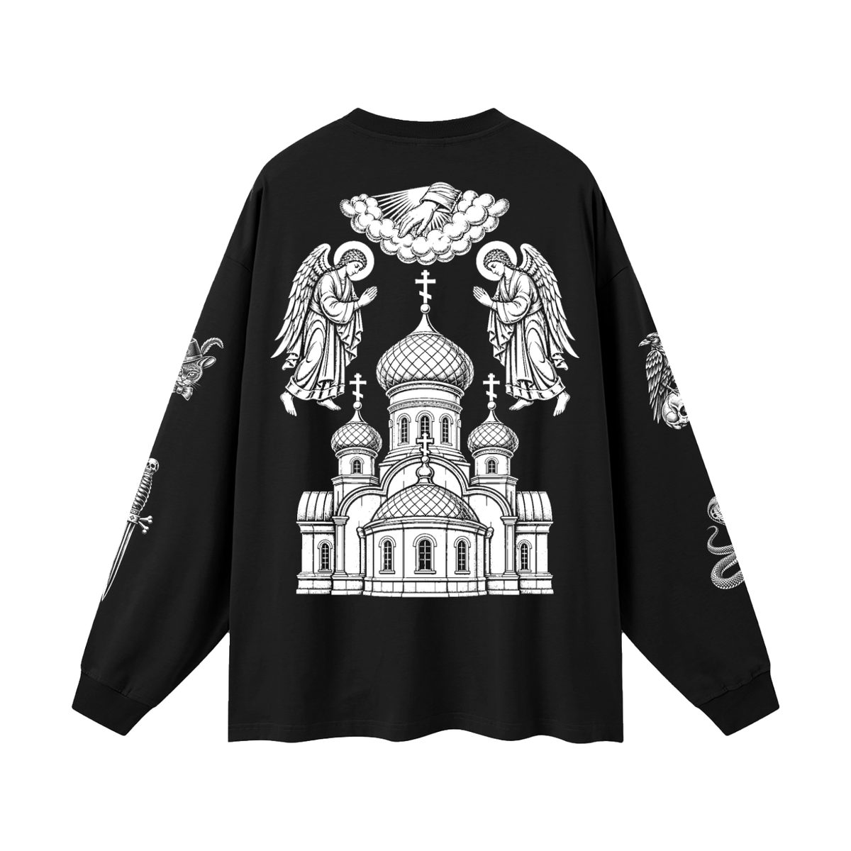 CAVIAR CARTEL CRIMINAL Oversized Long Sleeve T-Shirt