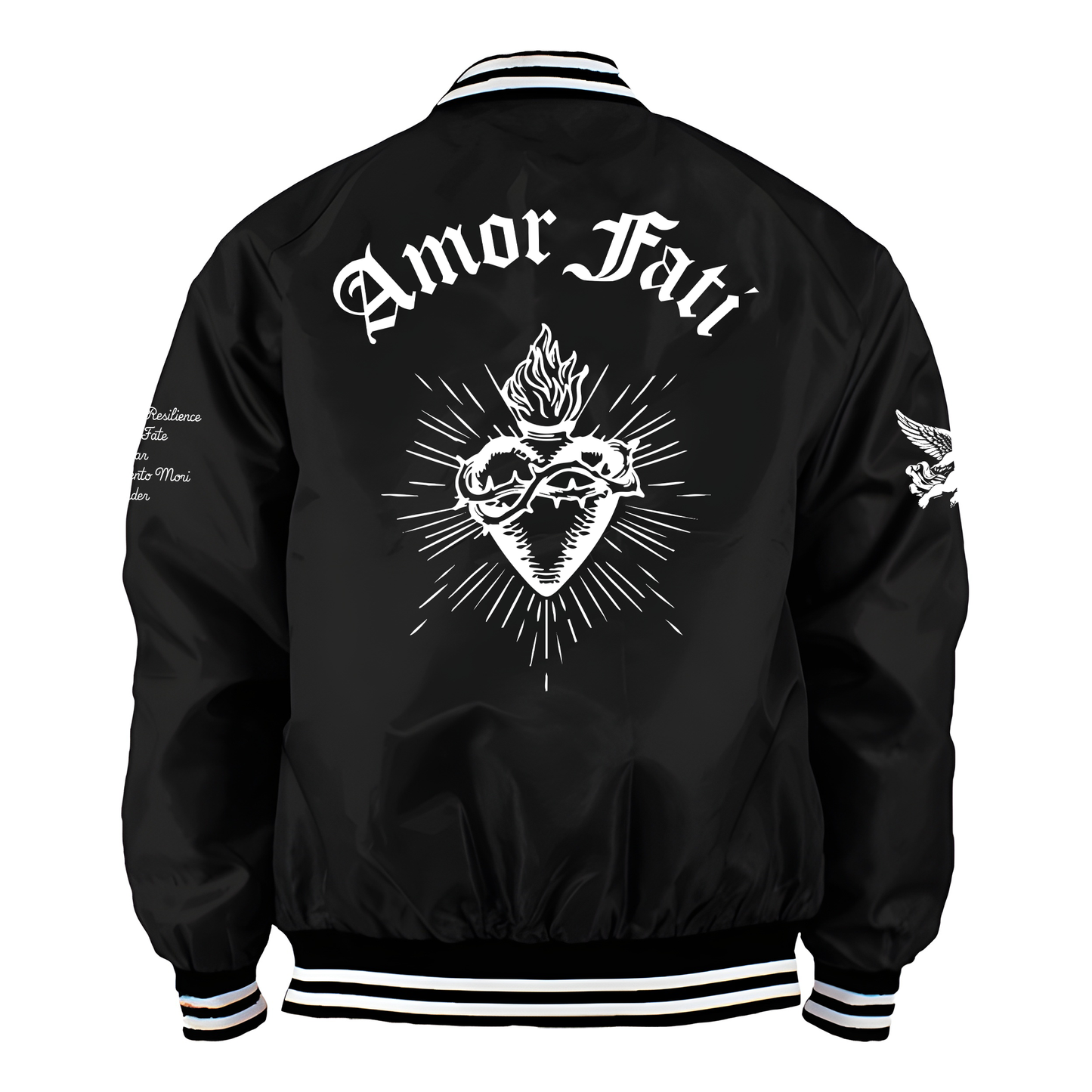SSUR©️ Amor Fati Varsity Bomber Jacket