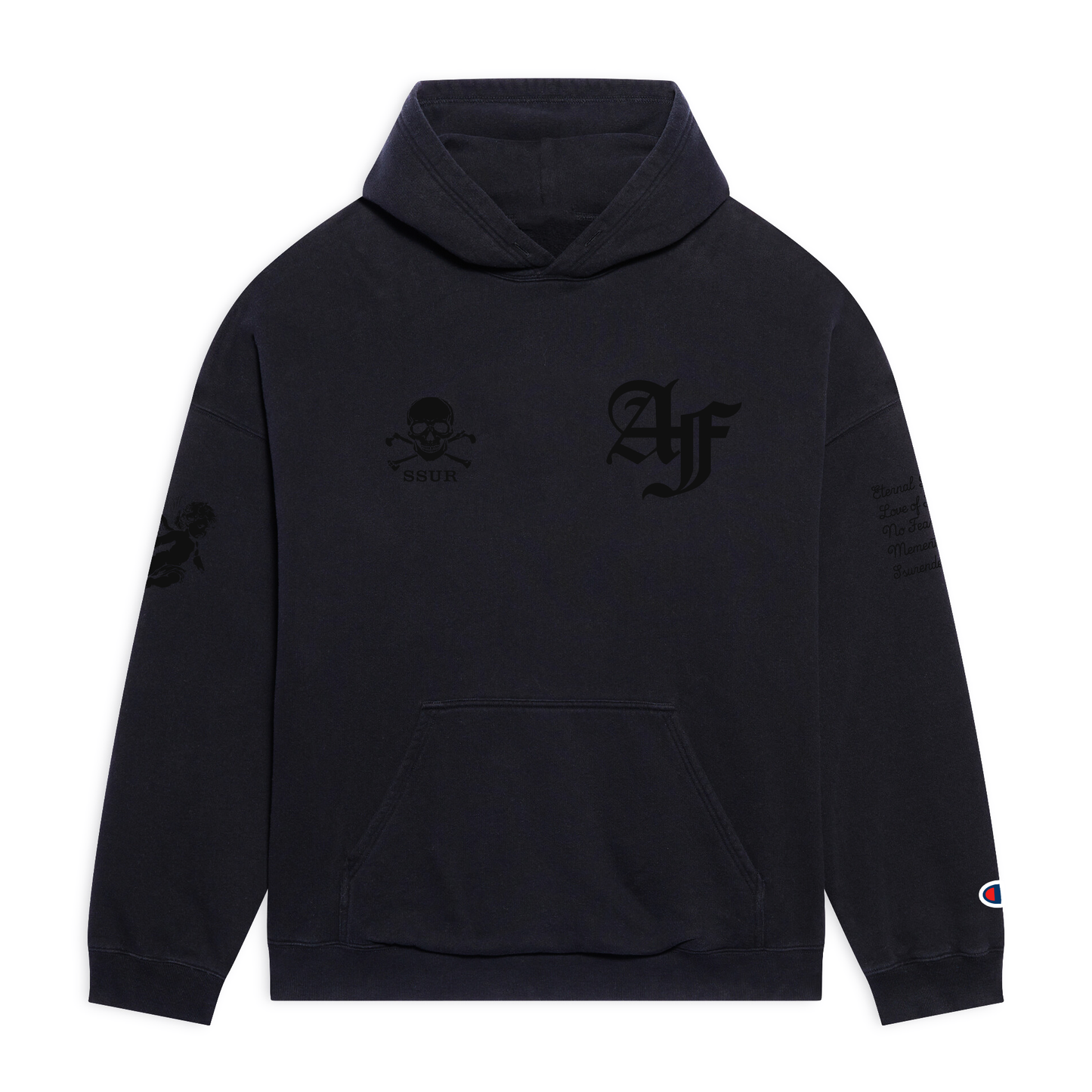 SSUR©️ Amor Fati Champion Reverse Weave Hooded Sweatshirt