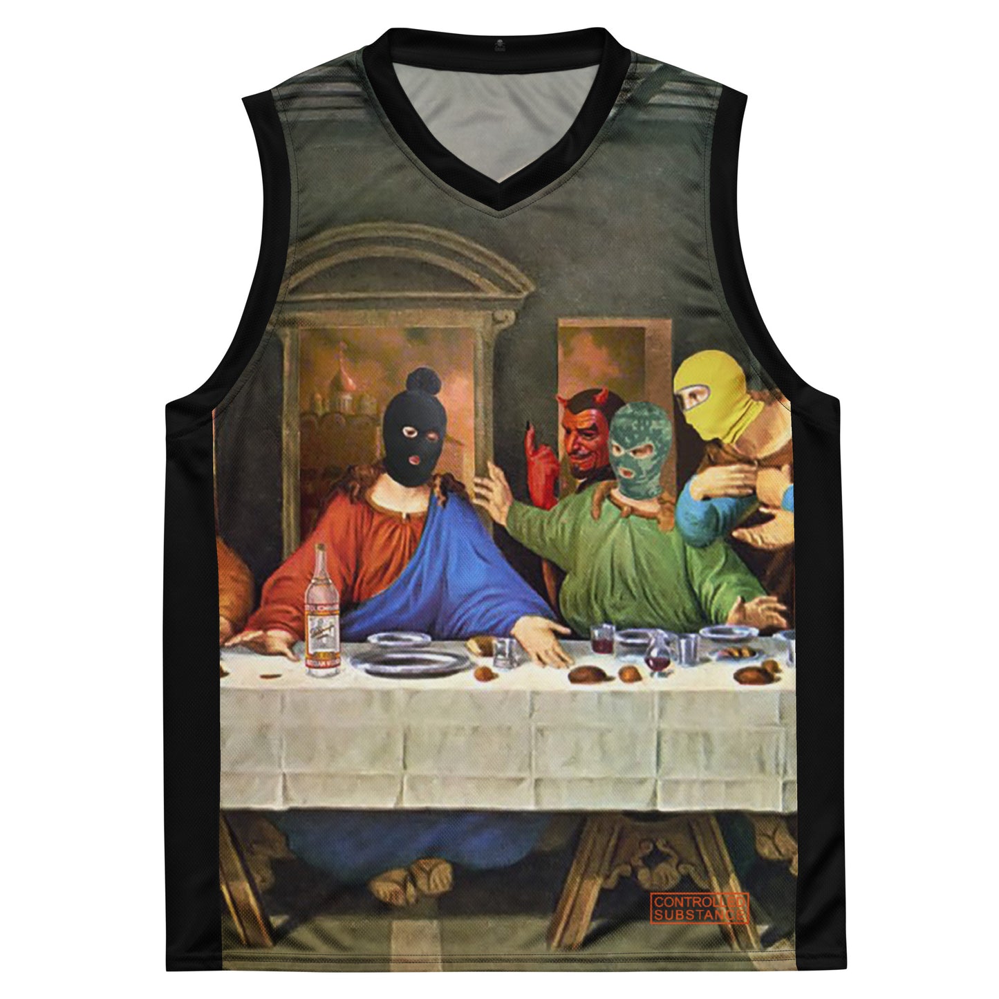 CONTROLLED SUBSTANCE Recycled Basketball Jersey