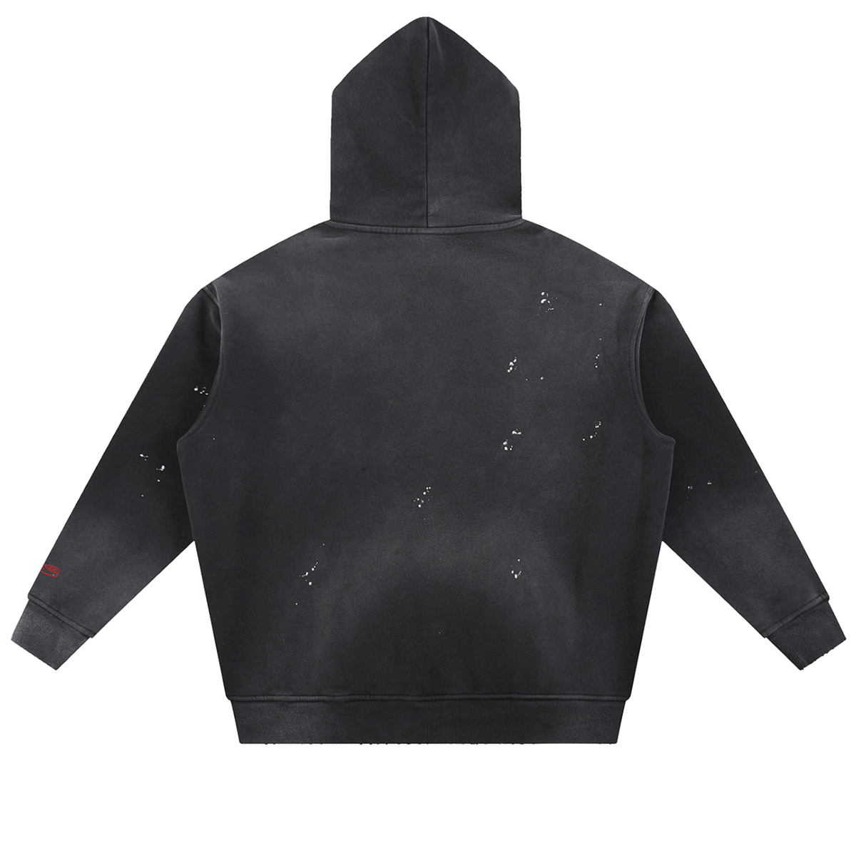 BABAIAGA LOGO Frayed Fleece Hoodie