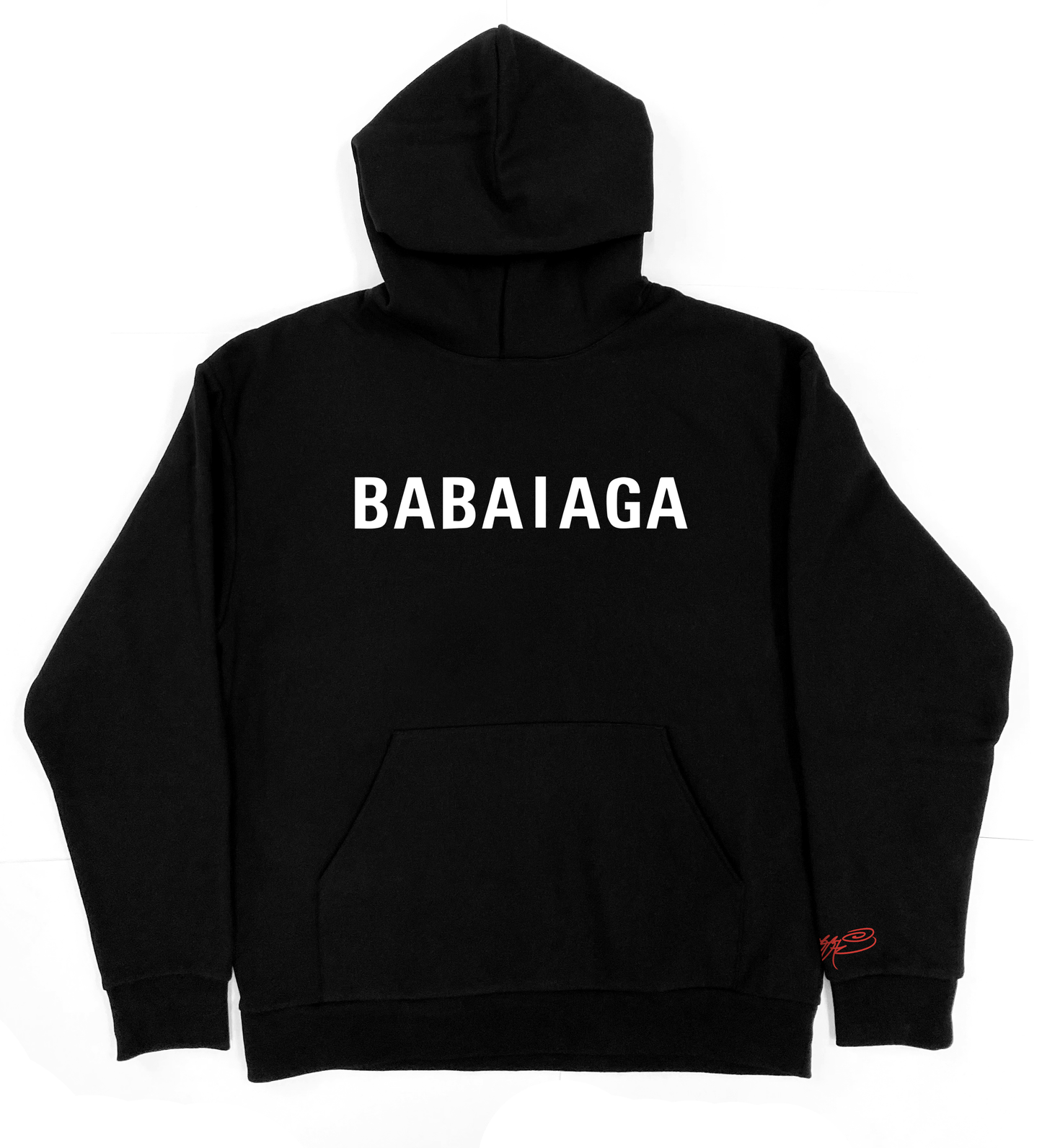 BABAIAGA BLACK HOODIE