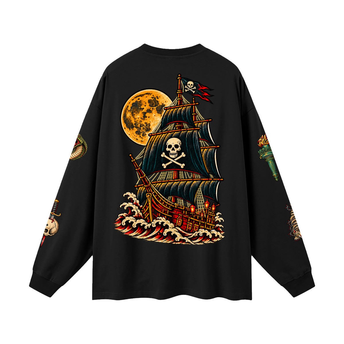 CAVIAR CARTEL CRIMINAL Oversized Long Sleeve T-Shirt