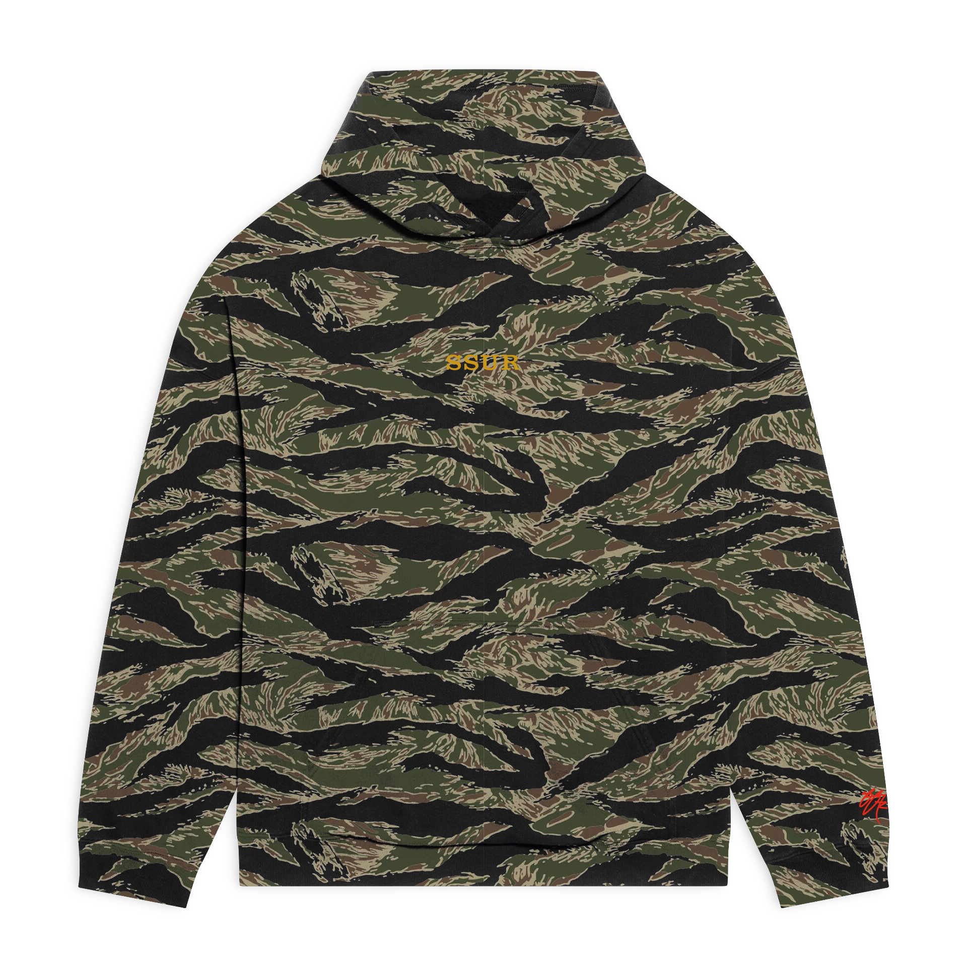 超美品 WTAPS TIGER CAMO 16DESIGN HOODIE S SSUR©️ Logo Heavyweight Hoodie