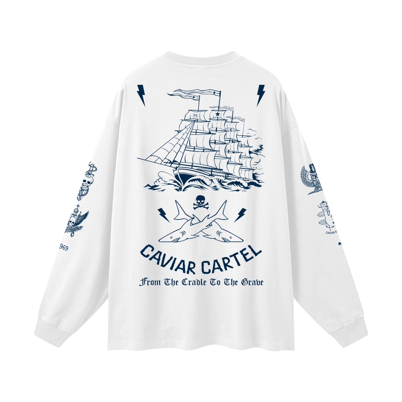 CAVIAR CARTEL®️ Oversized Unisex Long Sleeve T-Shirt