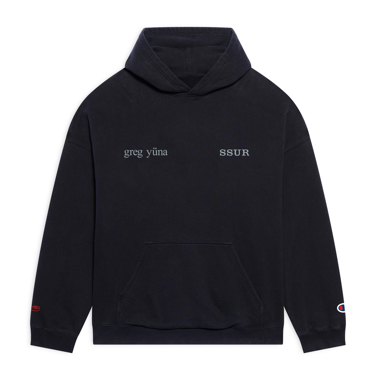 SSUR©️ X Greg Yüna Champion hoodie