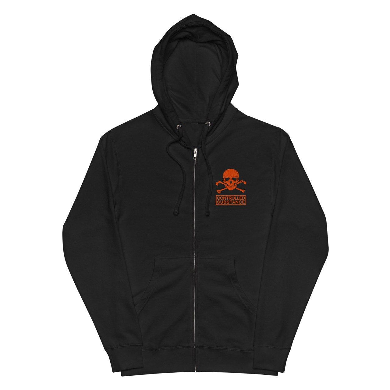 CONTROLLED SUBSTANCE Logo Zip Hoodie
