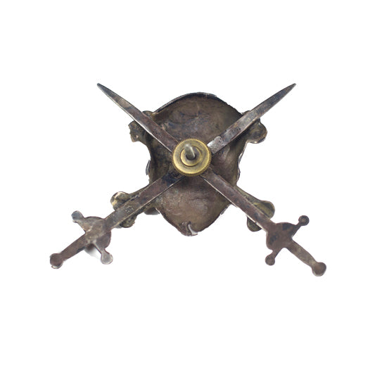 Silver Italian WWII Insignia Pin with closure