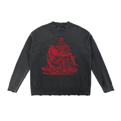 CONTROLLED SUBSTANCE PIETA Washed Sweater