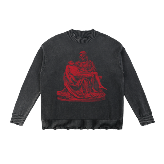 CONTROLLED SUBSTANCE PIETA Washed Sweater