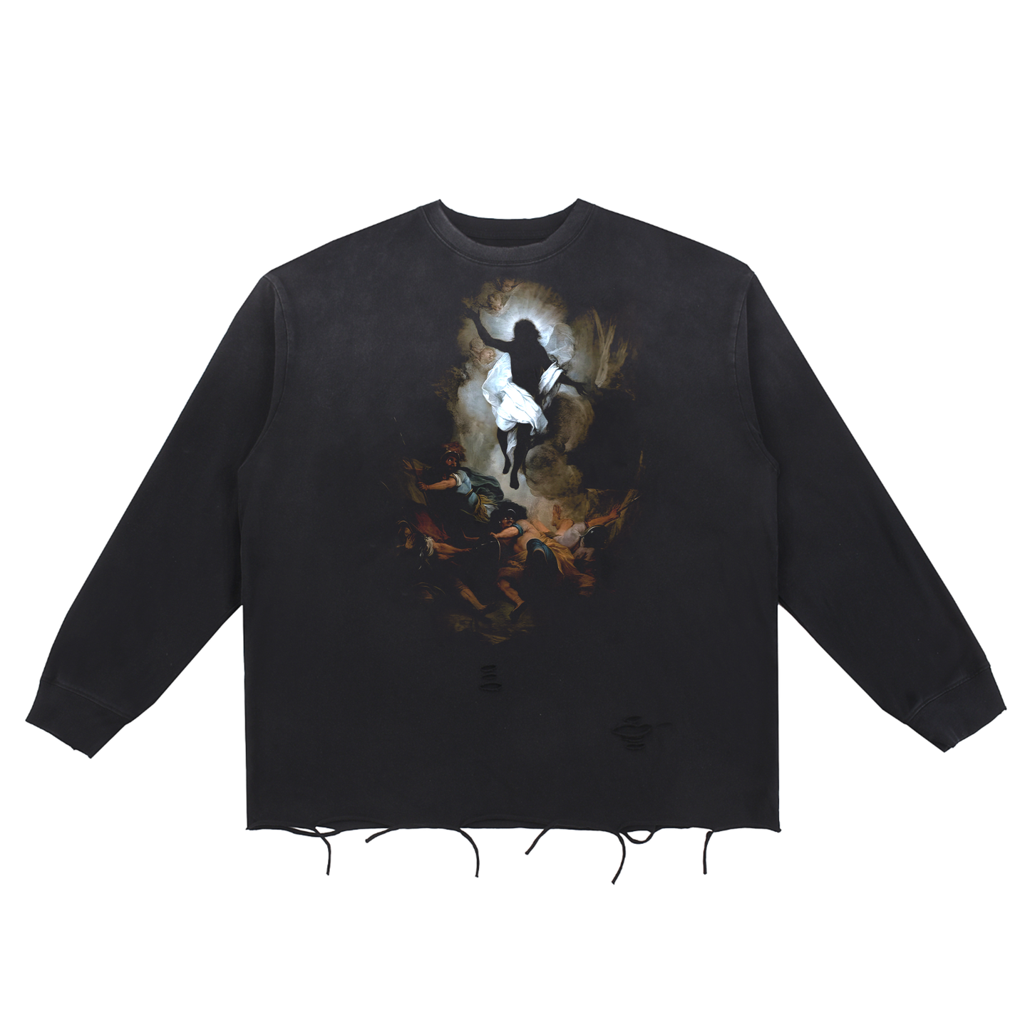 CONTROLLED SUBSTANCE THE VOID Raw Edge Longsleeve T-Shirt
