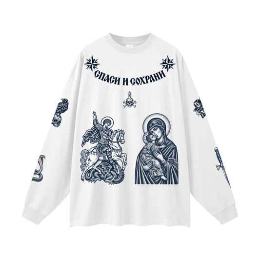 CAVIAR CARTEL CRIMINAL Oversized Long Sleeve T-Shirt