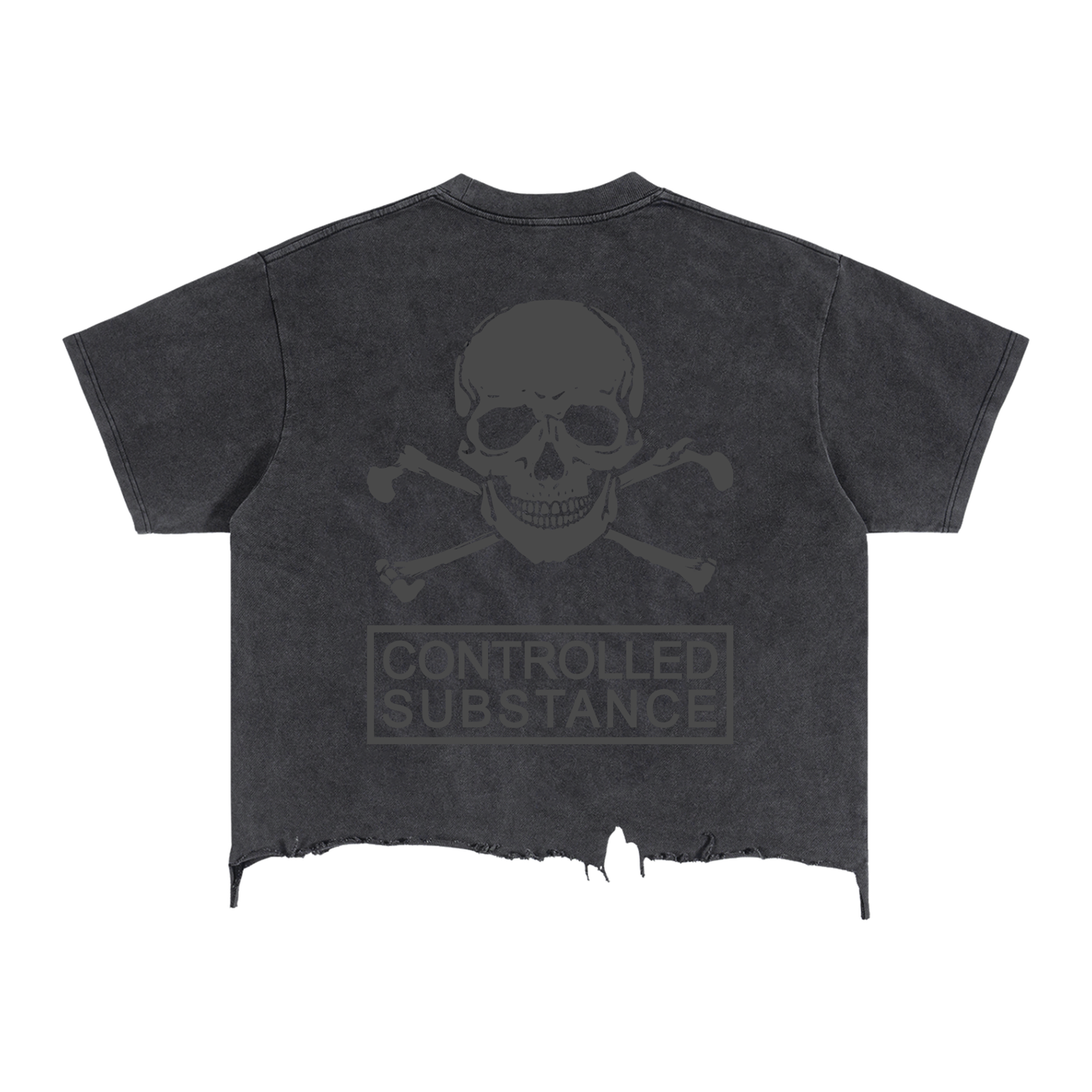 CONTROLLED SUBSTANCE THE VOID Distressed T-Shirt