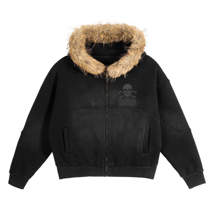CONTROLLED SUBSTANCE THE VOID Boxy Fur Hoodie