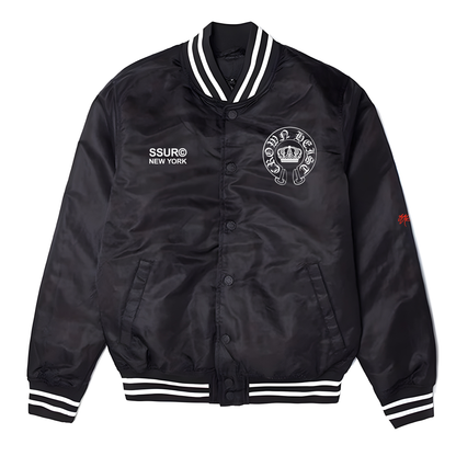 SSUR©️ Crown Heist Varsity Bomber Jacket