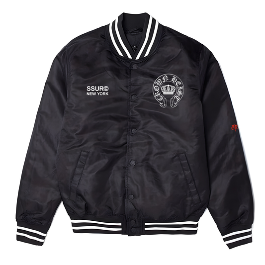 SSUR©️ Crown Heist Varsity Bomber Jacket