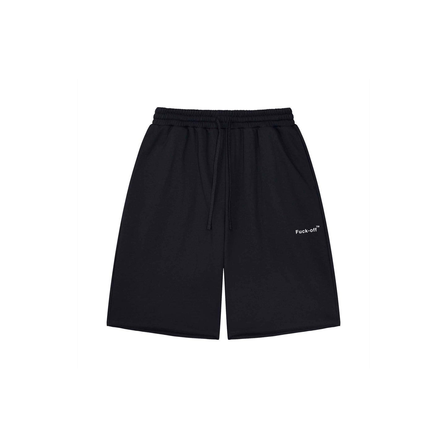 TRADE MARK Loose Raw Edge Shorts
