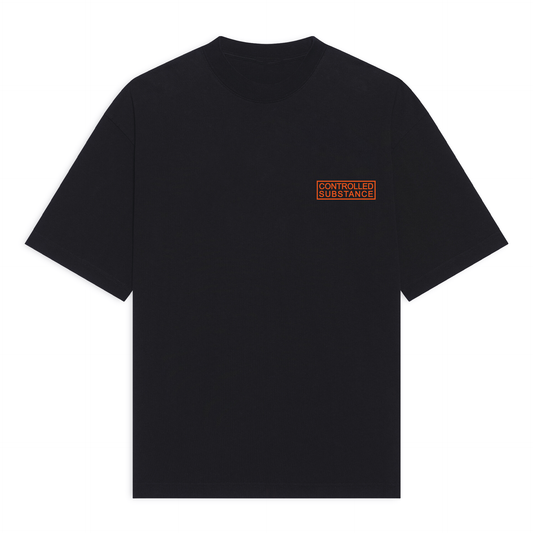 CONTROLLED SUBSTANCE Cropped Max Heavyweight Tee