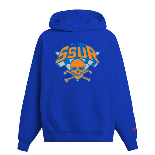 SSUR©️ NEW YORK BUCK 50 Heavyweight Cross Grain Hoodie