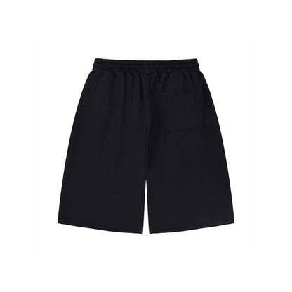 TOP OF THE FOOD CHAIN Loose Raw Edge Shorts