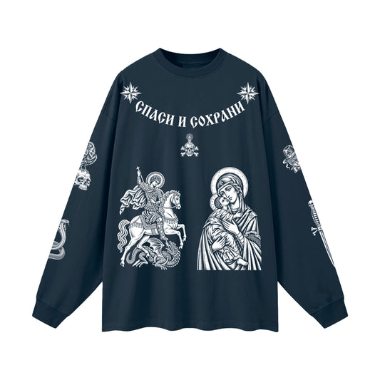 CAVIAR CARTEL CRIMINAL Oversized Long Sleeve T-Shirt