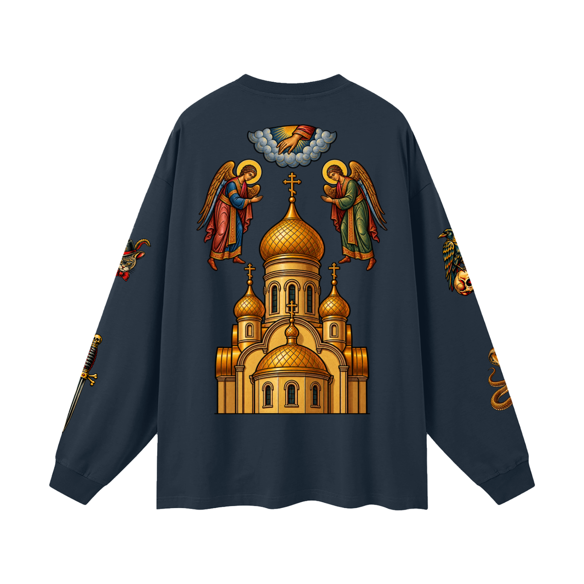 CAVIAR CARTEL CRIMINAL Oversized Long Sleeve T-Shirt