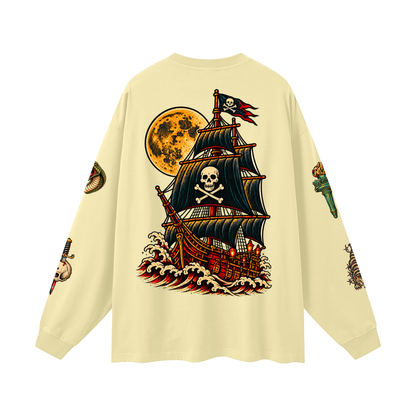 CAVIAR CARTEL CRIMINAL Oversized Long Sleeve T-Shirt
