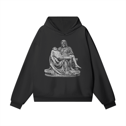 CONTROLLED SUBSTANCE PIETA Heavyweight Hidden Pocket Fleece Hoodie