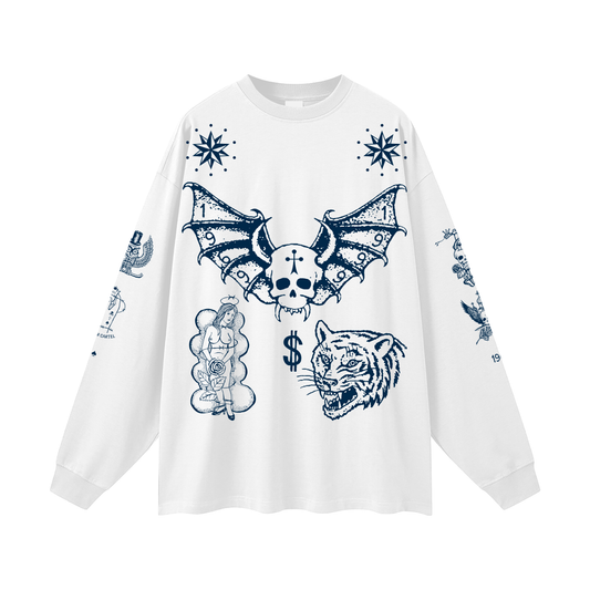 CAVIAR CARTEL®️ Oversized Unisex Long Sleeve T-Shirt