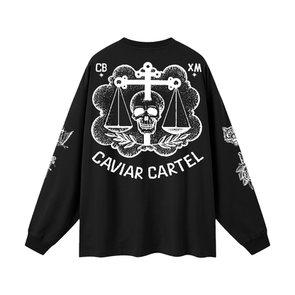 CAVIAR CARTEL®️ Oversized Unisex Long Sleeve T-Shirt