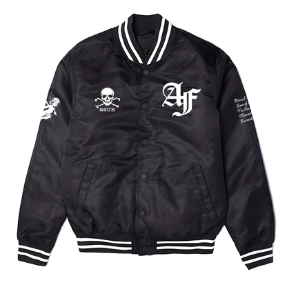SSUR©️ Amor Fati Varsity Bomber Jacket