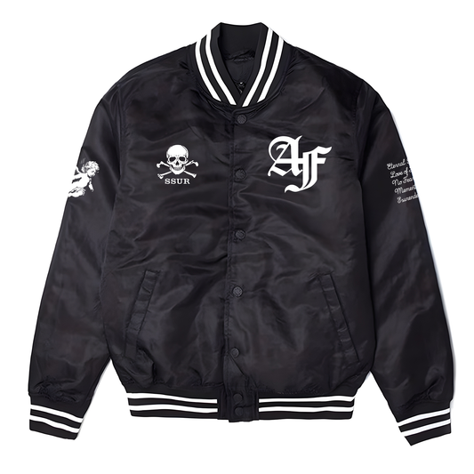 SSUR©️ Amor Fati Varsity Bomber Jacket