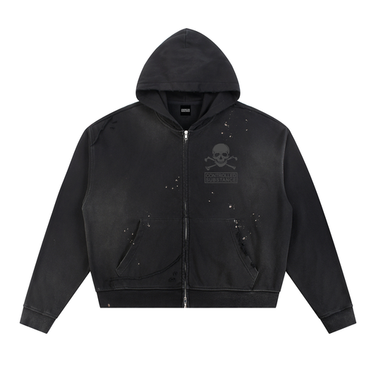 CONTROLLED SUBSTANCE THE VOID Fleece Zip Hoodie