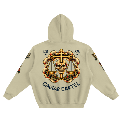 CAVIAR CARTEL FROM THE CRADLE TO THE GRAVE Fleeced Boxy Hoodie