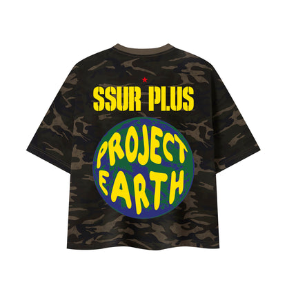 CONSENSUAL HALLUCINATION Camo Boxy T-Shirt