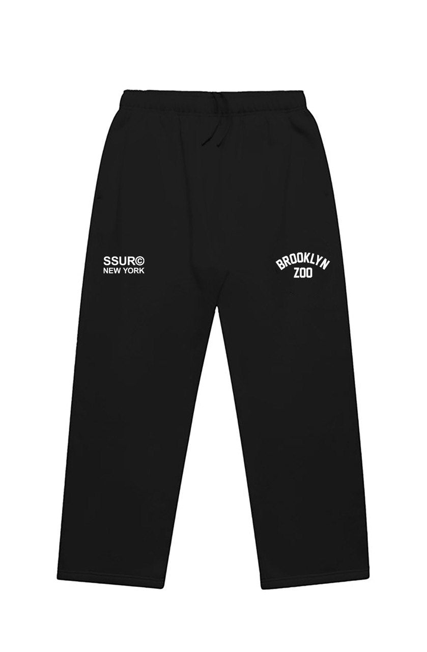 SSUR©️ Brooklyn Zoo Cuffless Trackpants