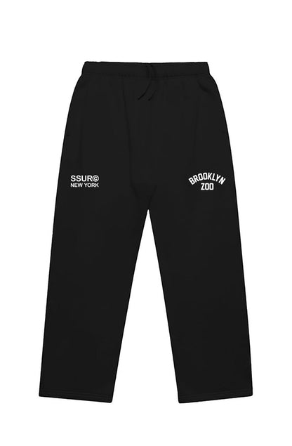SSUR©️ Brooklyn Zoo Cuffless Trackpants