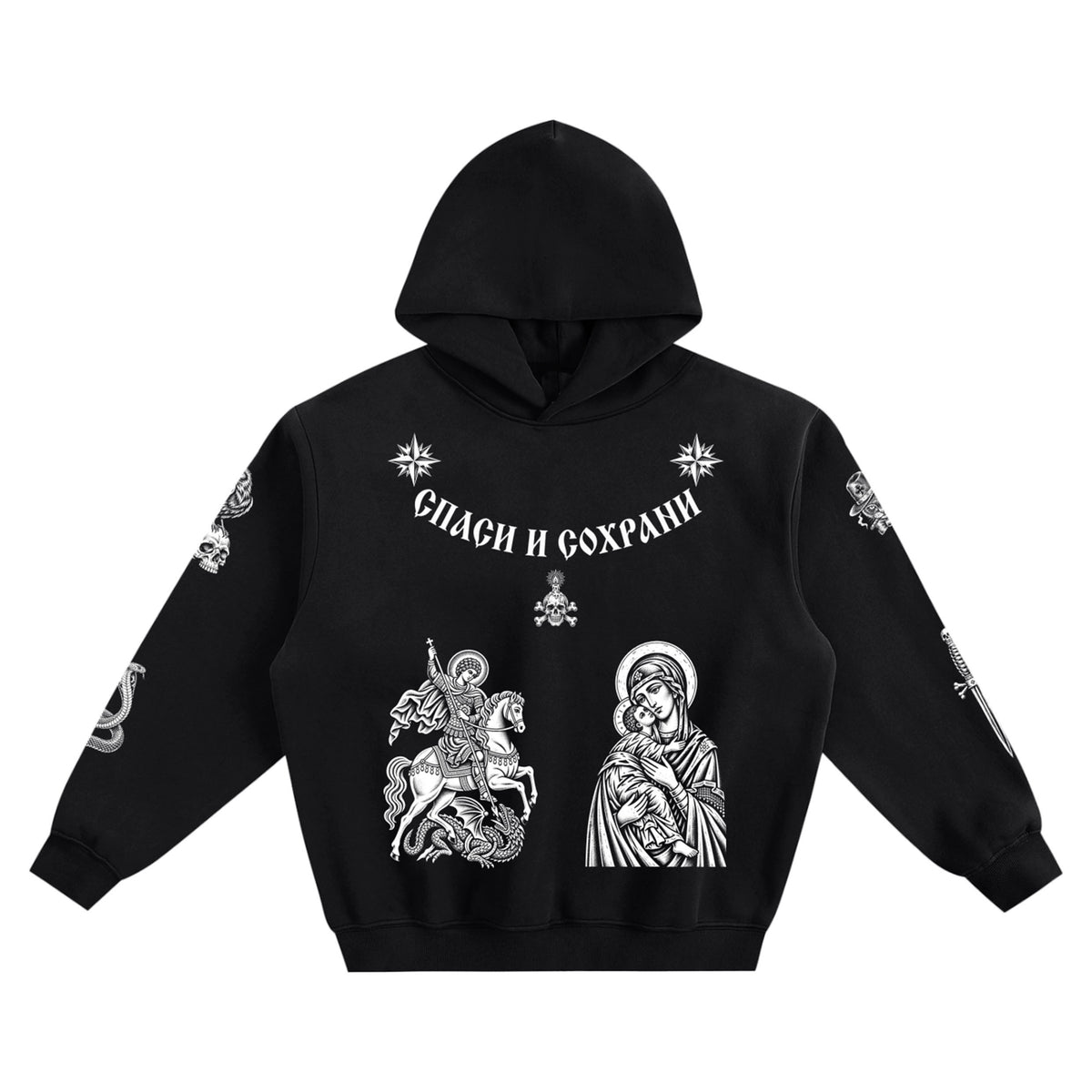 CAVIAR CARTEL CRIMINAL Fleeced Boxy Hoodie