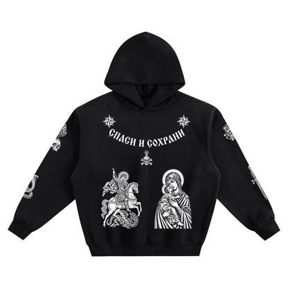 CAVIAR CARTEL CRIMINAL Fleeced Boxy Hoodie