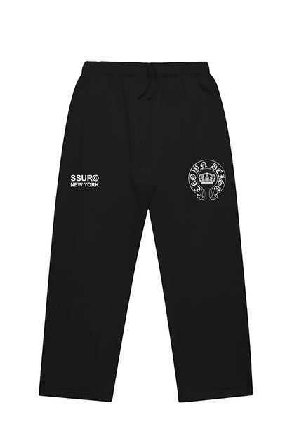 SSUR©️ Crown Heist Cuffless Trackpants