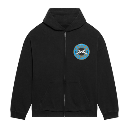 CAVIAR CARTEL®️ Logo Zip Heavyweight Hoodie
