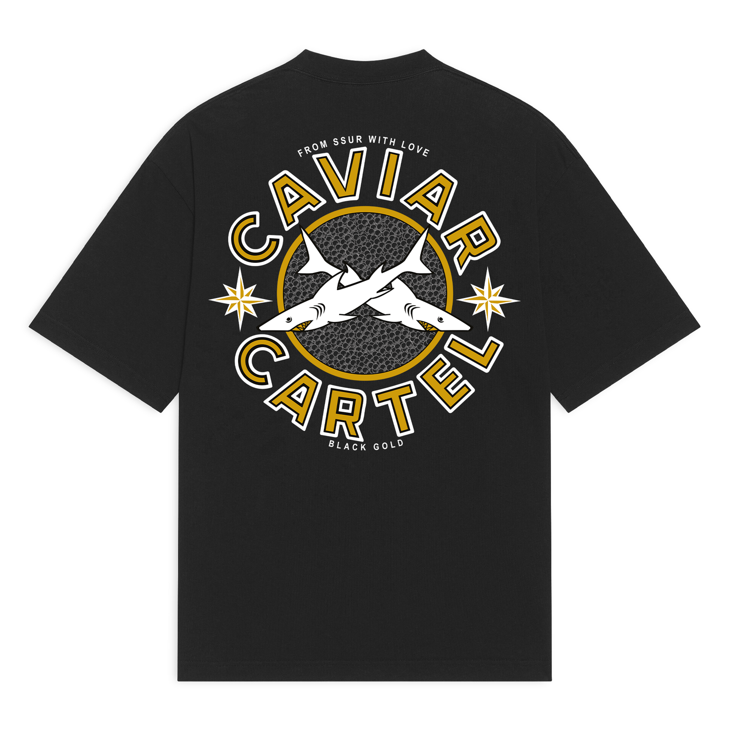 CAVIAR CARTEL®️ Logo Cropped Heavyweight Tee
