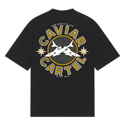 CAVIAR CARTEL®️ Logo Cropped Heavyweight Tee