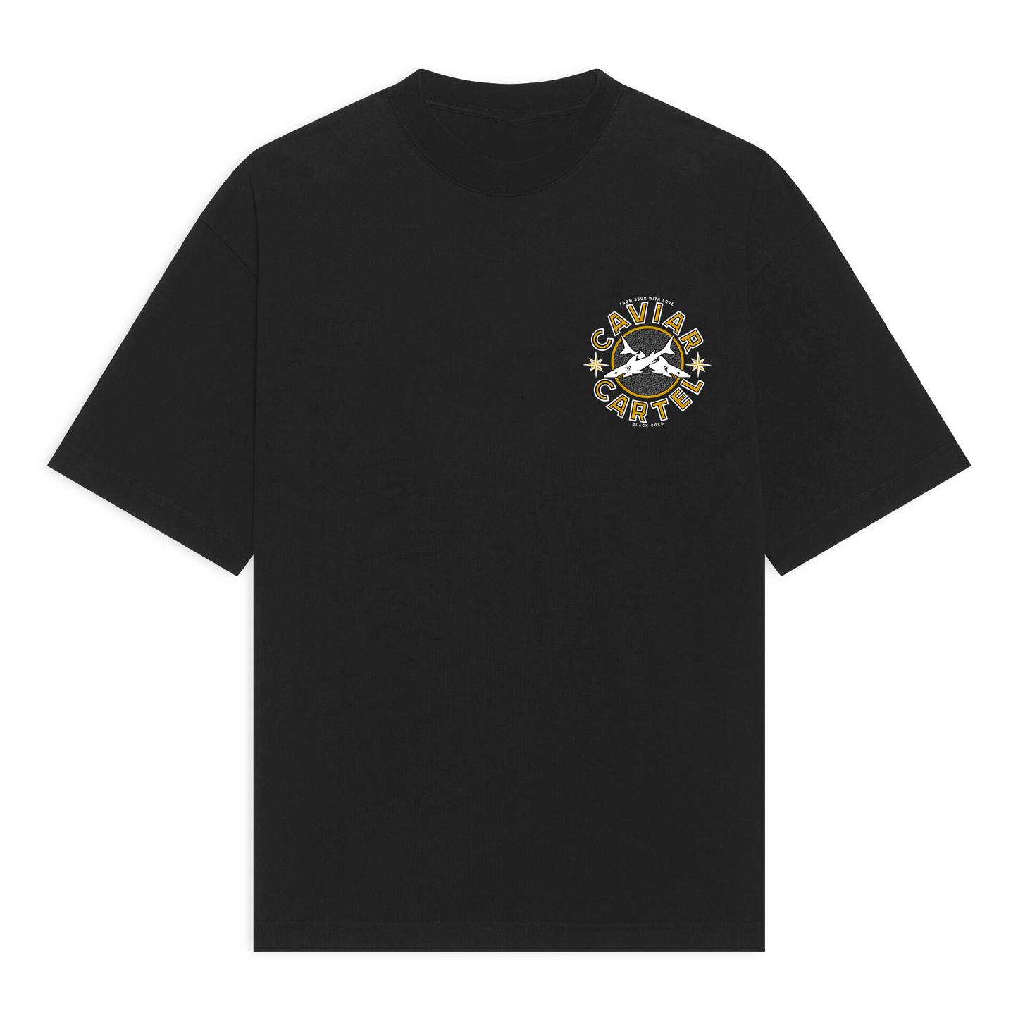 CAVIAR CARTEL®️ Logo Cropped Heavyweight Tee