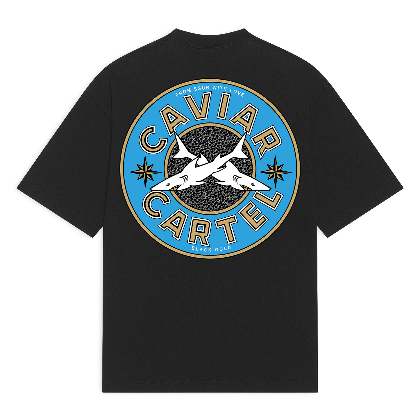 CAVIAR CARTEL®️ Logo Cropped Heavyweight Tee