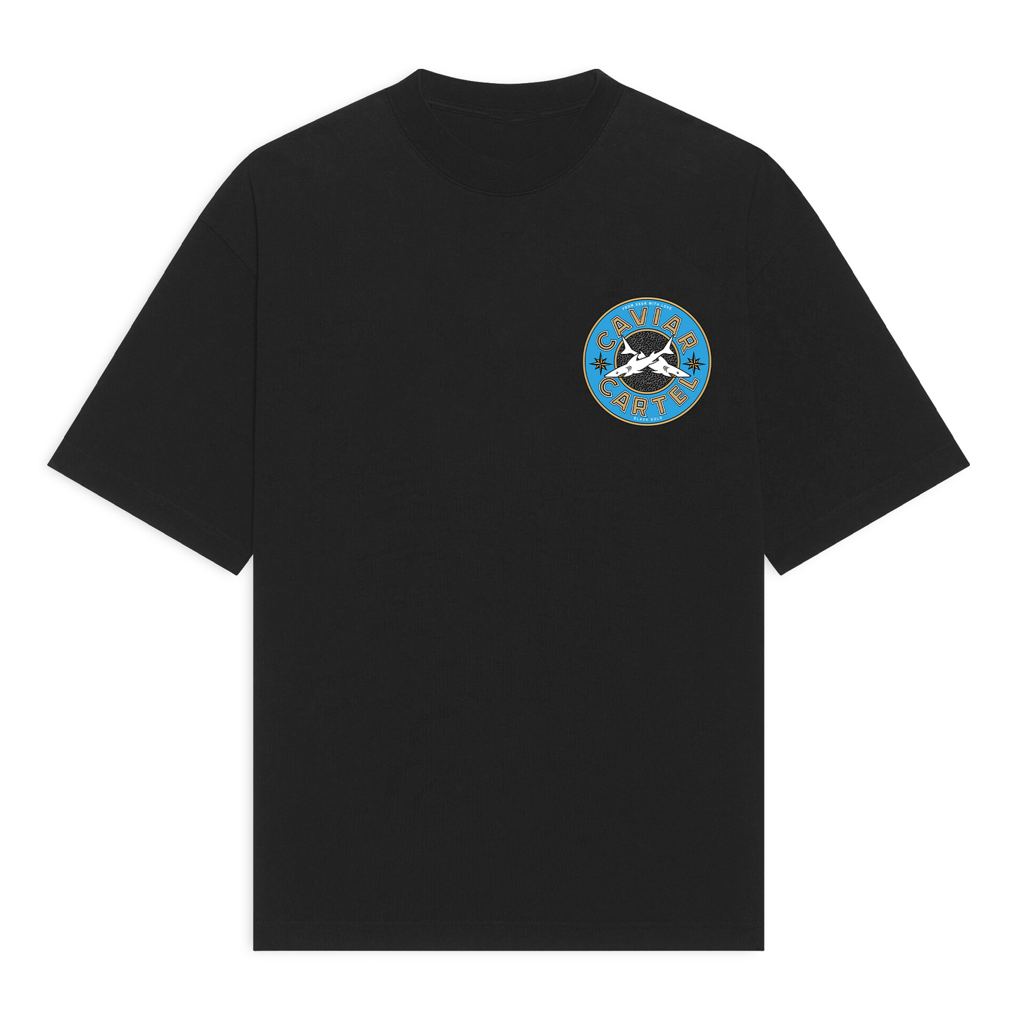CAVIAR CARTEL®️ Logo Cropped Heavyweight Tee