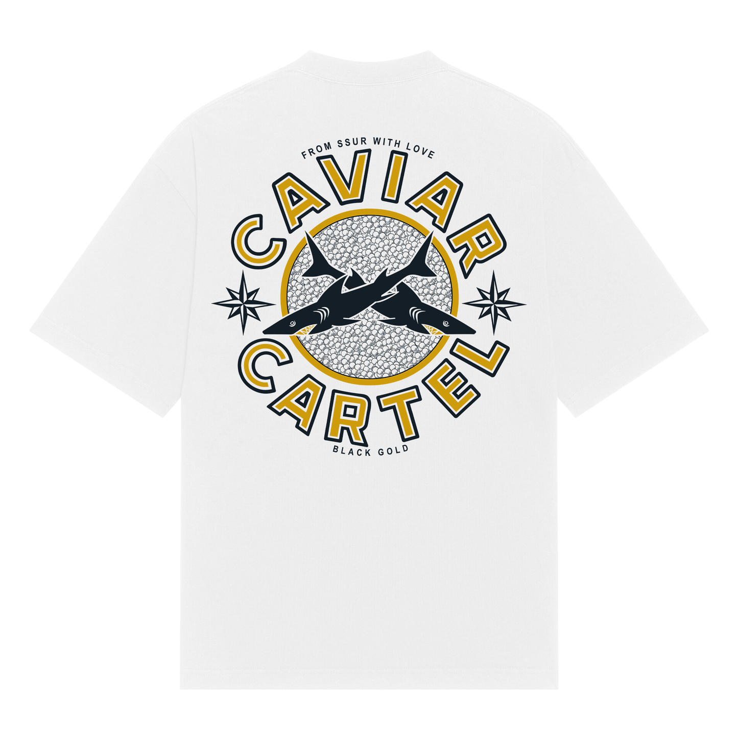 CAVIAR CARTEL®️ Logo Cropped Heavyweight Tee