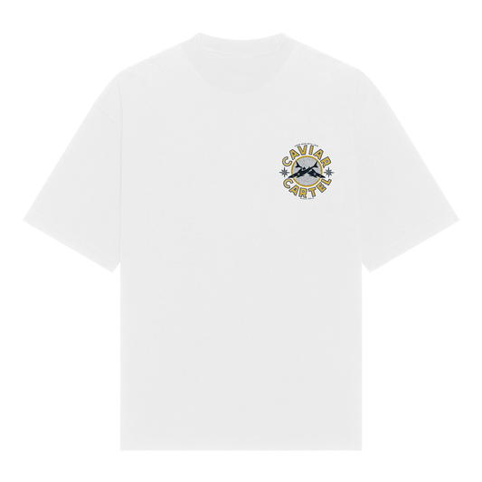 CAVIAR CARTEL®️ Logo Cropped Heavyweight Tee