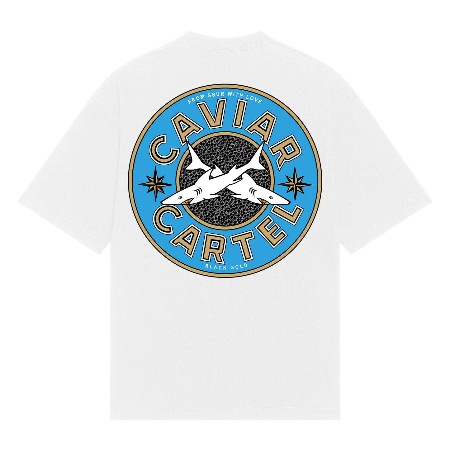 CAVIAR CARTEL®️ Logo Cropped Heavyweight Tee